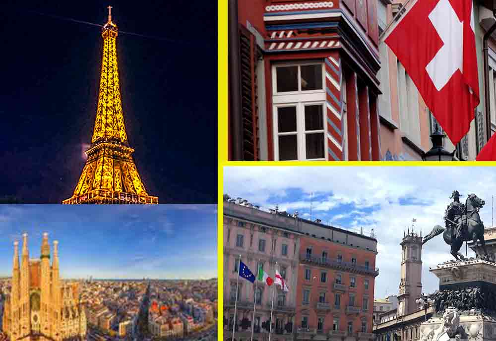 تور سوئیس فرانسه ایتالیا اسپانیا مرداد 1404